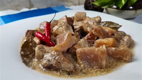 adobong bayawak|Adobong Baboy sa Gata (Pork Adobo in Coconut Milk).
